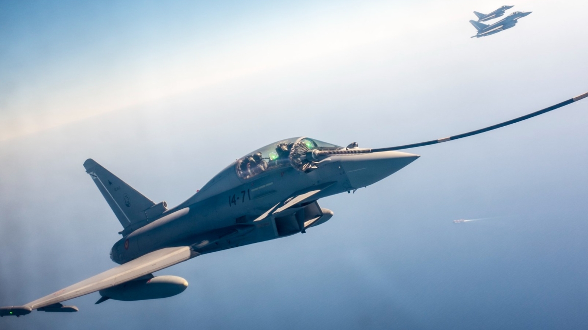 Caza Eurofighter del Ejército del Aire y del Espacio
