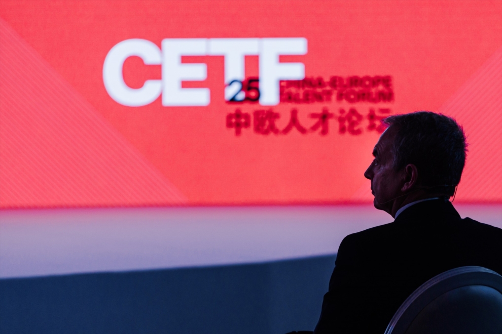 El expresidente del Gobierno José Luis Rodríguez Zapatero participa en el encuentro 'China-Europe Talent Forum'