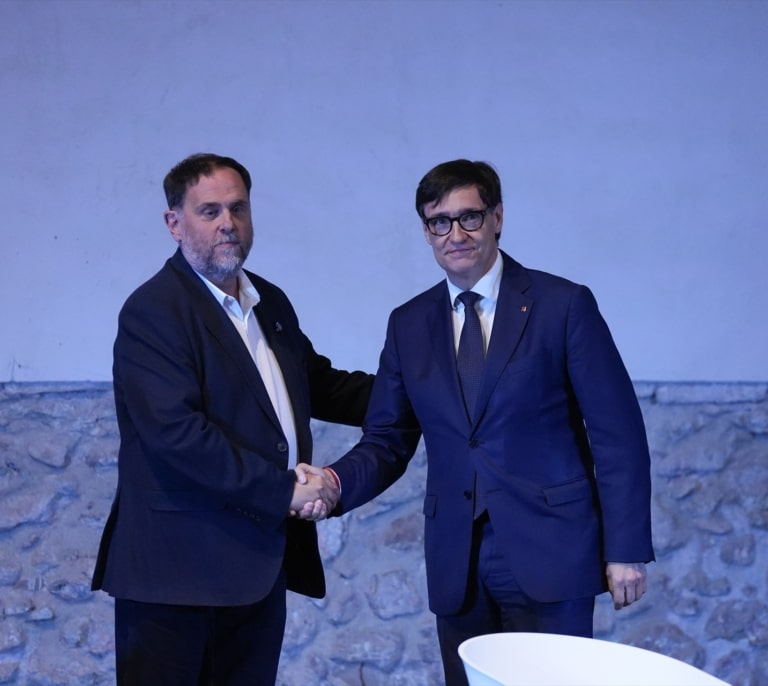 Illa y Junqueras sellan este martes el acuerdo de Presupuestos en el Palau de la Generalitat