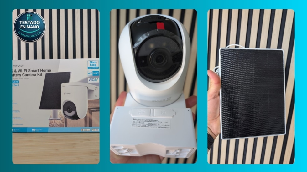EZVIZ HB8 Lite + Panel Solar 5W: review real de una cámara 2K+ sin cables con grabación todo el día