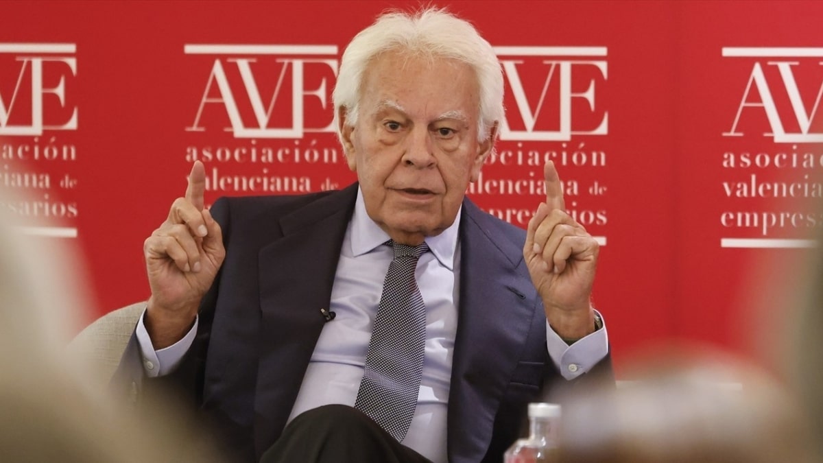El expresidente del Gobierno, Felipe González.