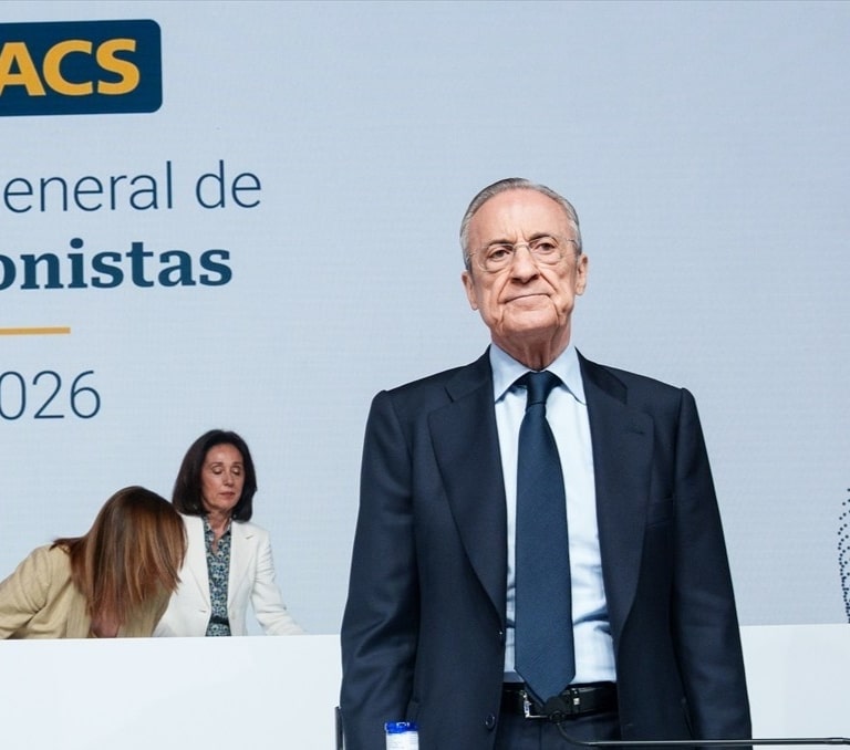 Florentino Pérez celebra un 2025 histórico: "ACS es una inversión segura y rentable"