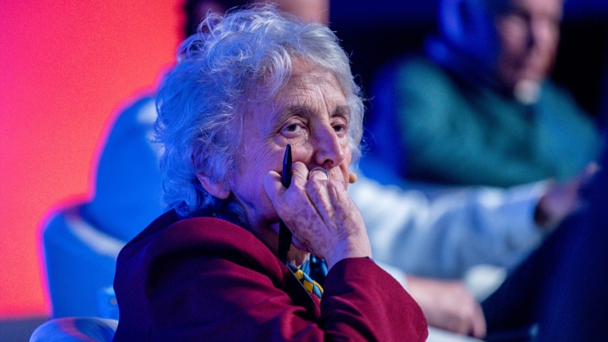 La periodista Soledad Gallego Díaz en un acto en la Casa de América en enero de 2025.