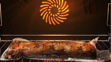 Samsung tiene el horno pirolítico que se limpia solo y permite cocinar dos platos a la vez