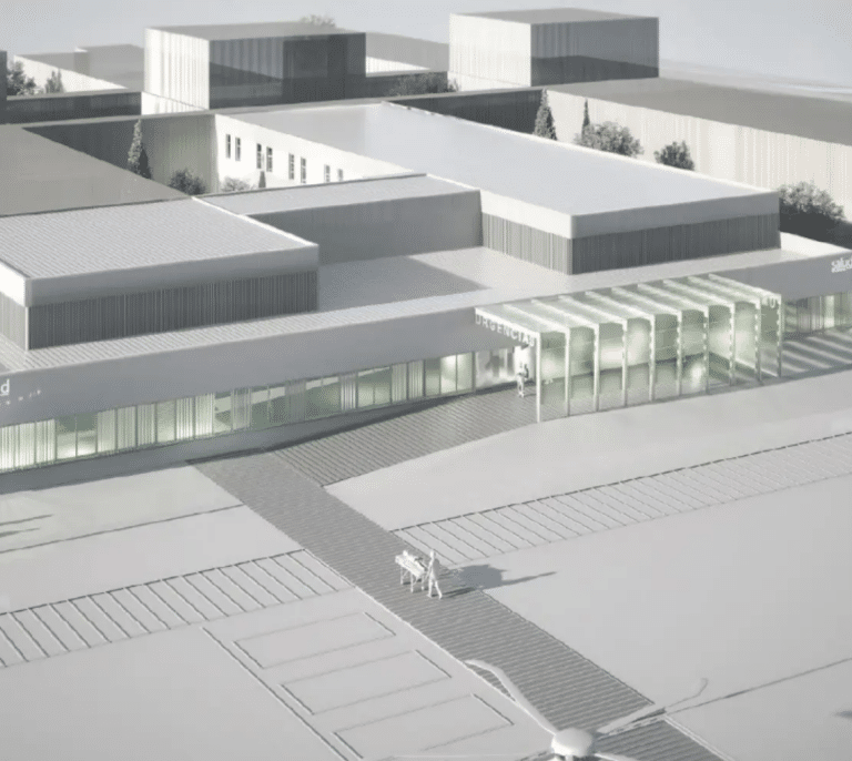 Avanzan las obras de ampliación de Urgencias del Hospital Ernest Lluch de Calatayud