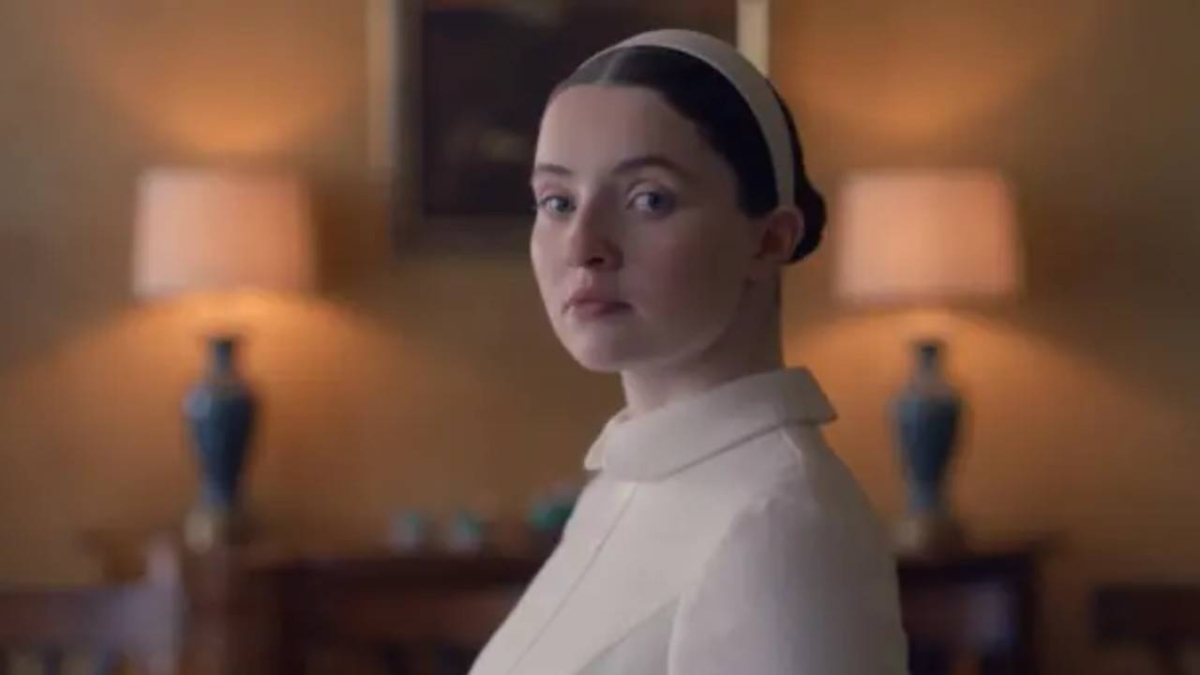 Lucy Halliday en una escena de 'Los testamentos'