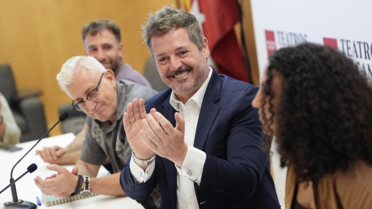 El consejero Mariano de Paco, durante la presentación del programa Canal Familia.