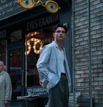 Timothée Chalamet en un fotograma de 'Marty Supreme'