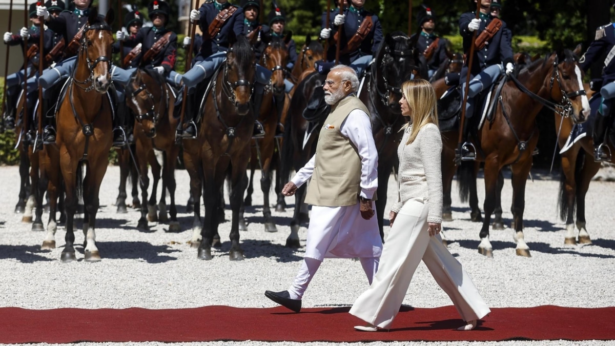 Giorgia Meloni y Narendra Modi en Roma el pasado 20 de mayo.
