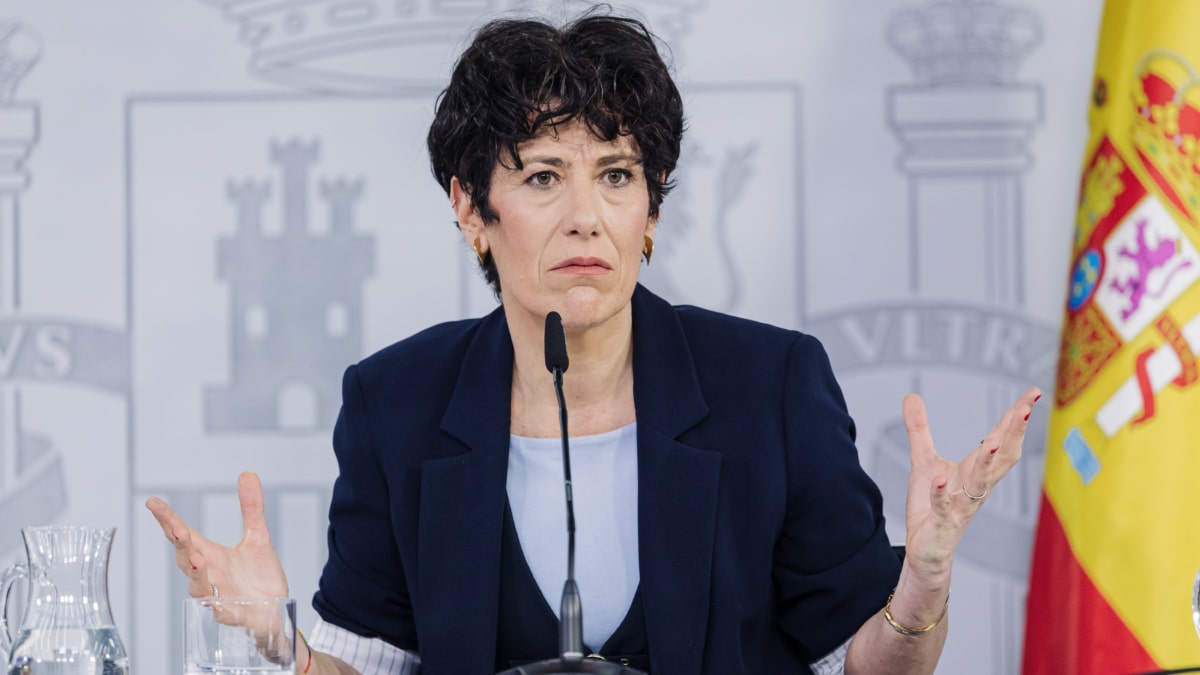 La ministra de Seguridad Social, Elma Saiz