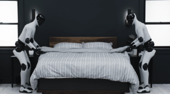 Por qué es importante ver a dos robots humanoides haciendo la cama
