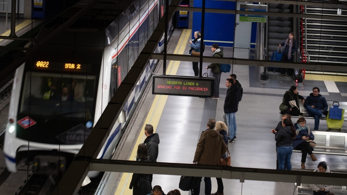 Metro de Madrid.