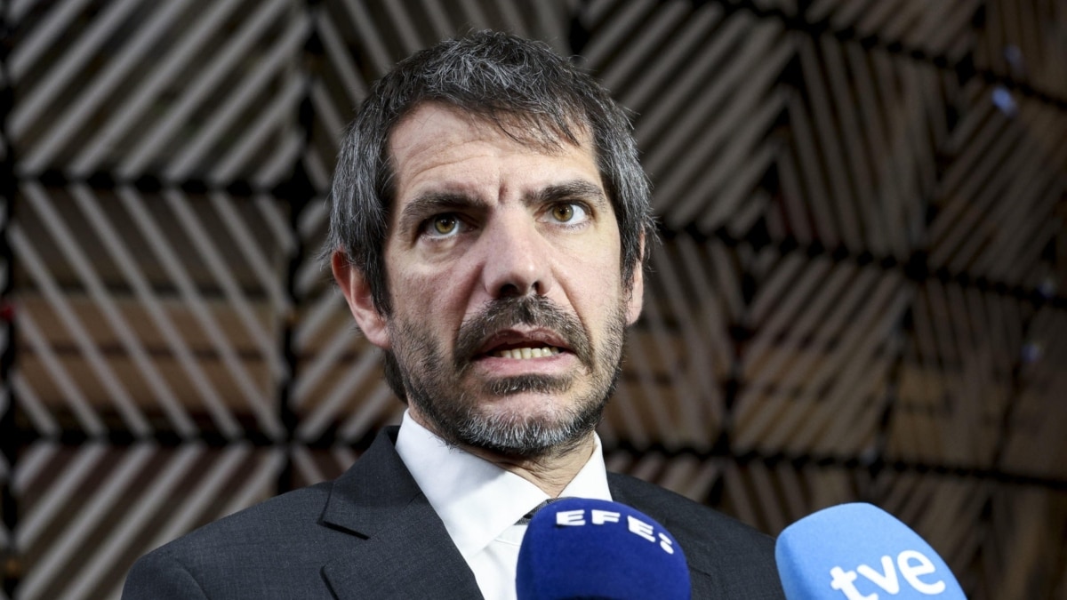 El ministro de Cultura, Ernest Urtasun, este martes en Bruselas.