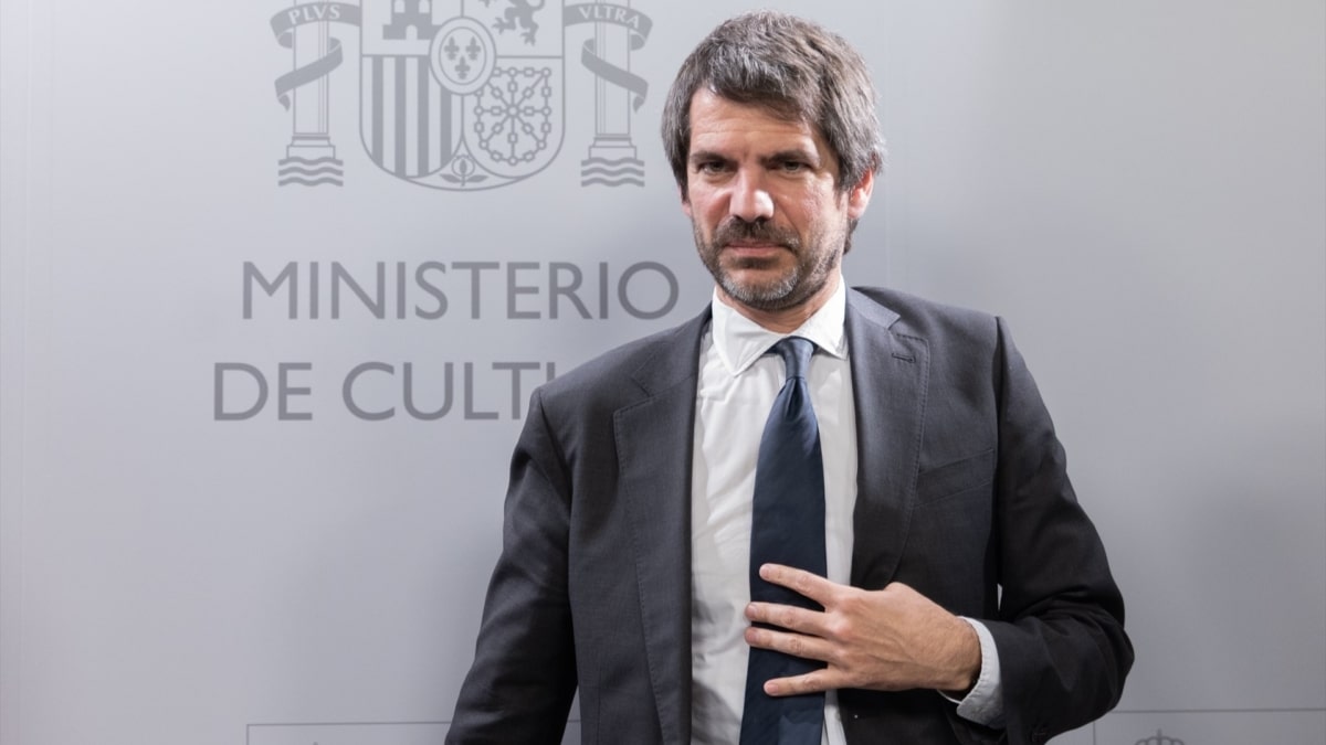 El ministro de Cultura, Ernest Urtasun, este lunes en Madrid.