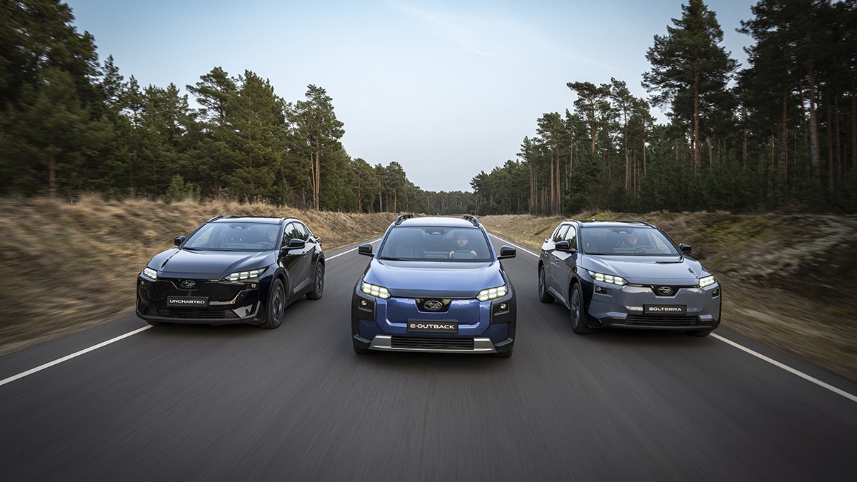 Subaru acelera su ofensiva eléctrica en Europa con tres SUV clave