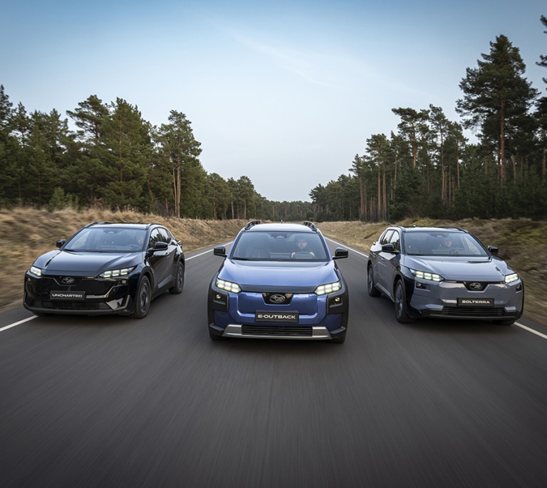 Subaru acelera su ofensiva eléctrica en Europa con tres SUV clave