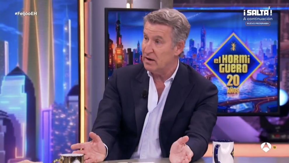Alberto Núñez Feijóo, en 'El Hormiguero'.