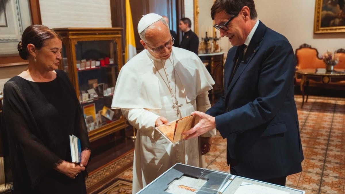 Salvador Illa agradece al Papa León XIV su "sensibilidad hacia Cataluña" en una audiencia privada en Barcelona