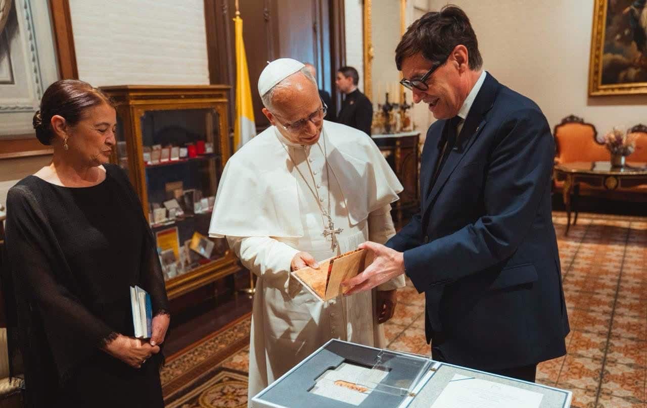 Salvador Illa agradece al Papa León XIV su "sensibilidad hac