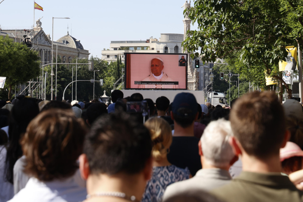 Más de un millón de personas han asistido a la misa celebrada por León XIV este domingo en Madrid
