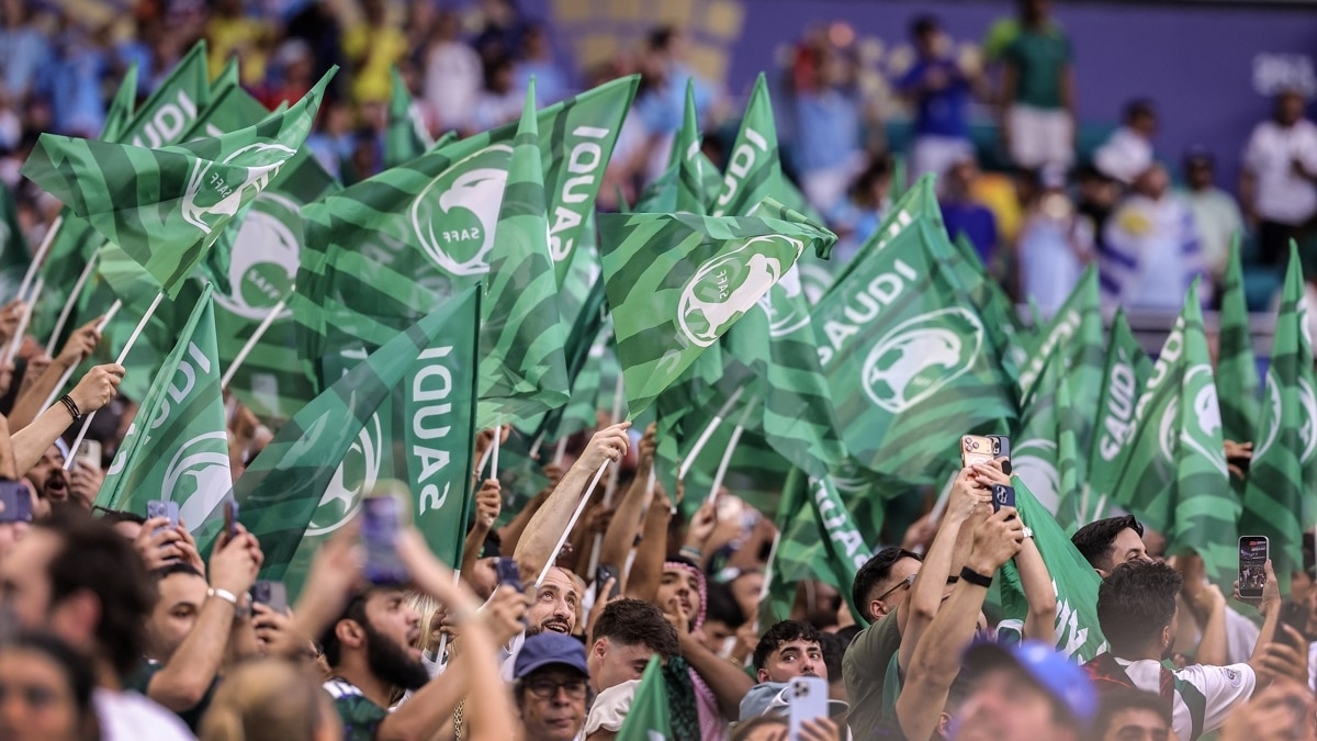 Aficionados saudíes en el Mundial 2026