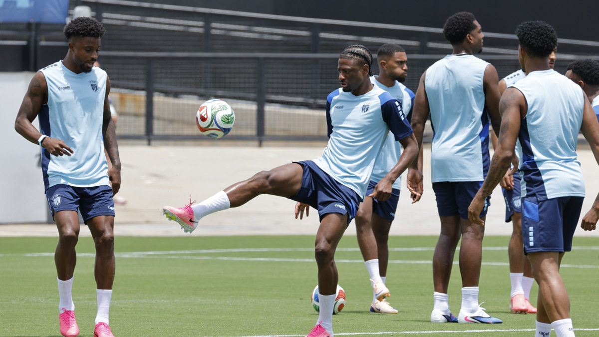 Imagen del último entrenamiento de Cabo Verde