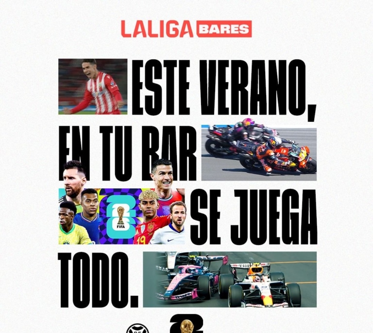 LALIGA BARES incorpora Bar TV Mundial para ofrecer todos los partidos del Mundial y una programación dedicada las 24 horas