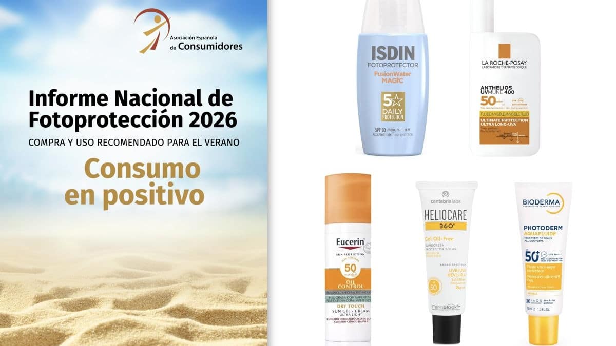 El informe de fotoprotección 2026 de la Asociación Española de Consumidores reconoce a ISDIN como líder en protección facial diaria