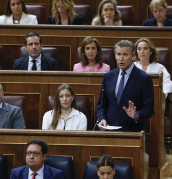 Feijóo golpea a Sánchez con el 'caso Leire': "Señor P. S., si [...]