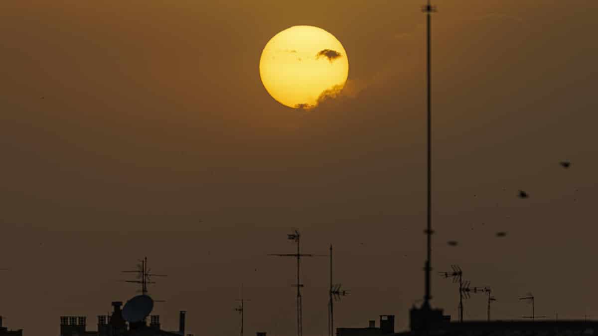 Imagen de Zaragoza donde las temperaturas han rondado los 40 grados durante el fin de semana