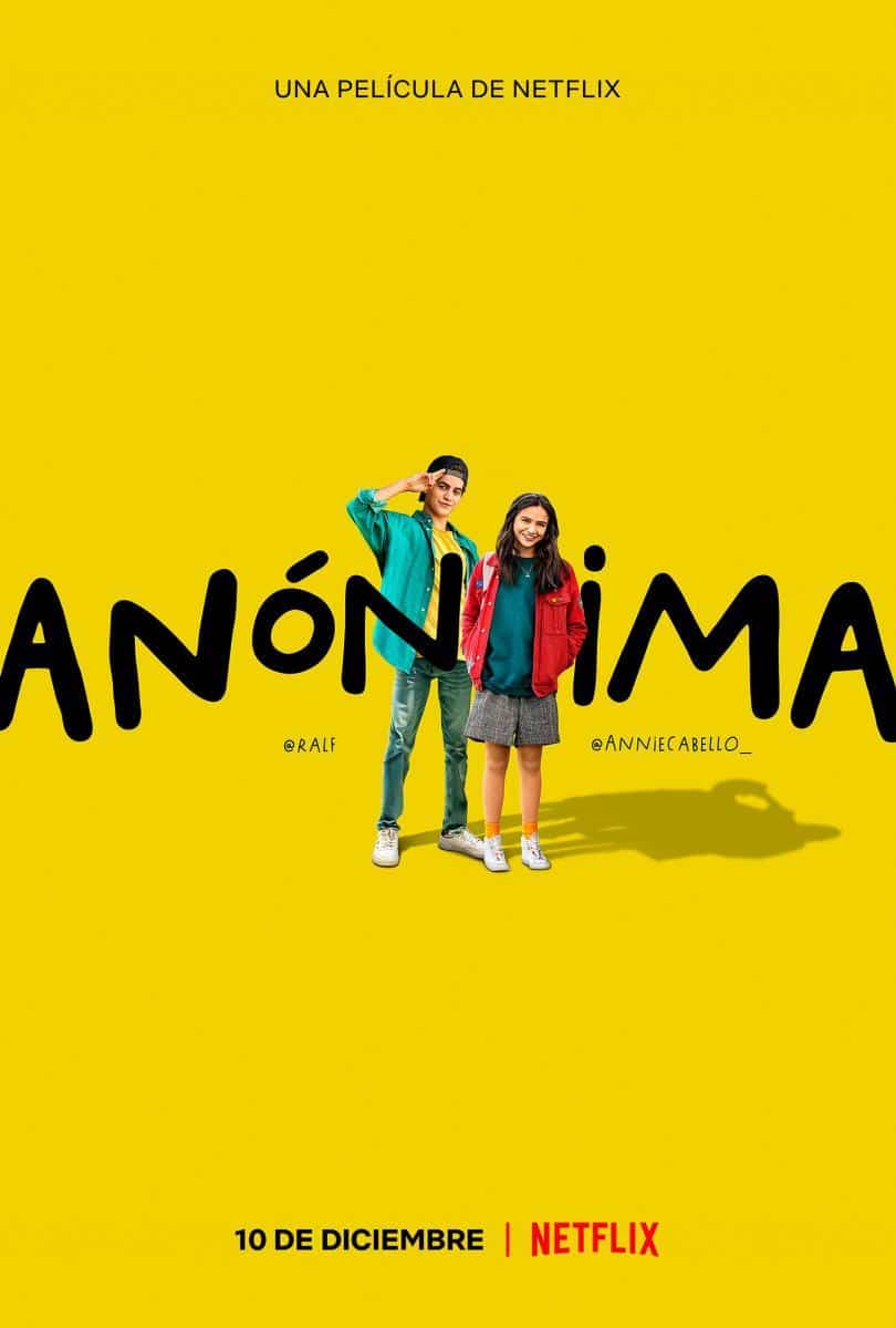 Cartel promocional de Anónima (2021)
