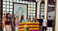 Aragón despide a sus expedicionarios de la Ruta Quetzal con la entrega de su bandera