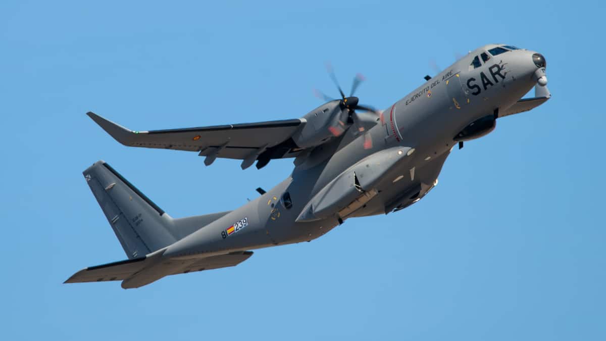 Primer C295 de salvamento marítimo del Ejército del Aire y del Espacio