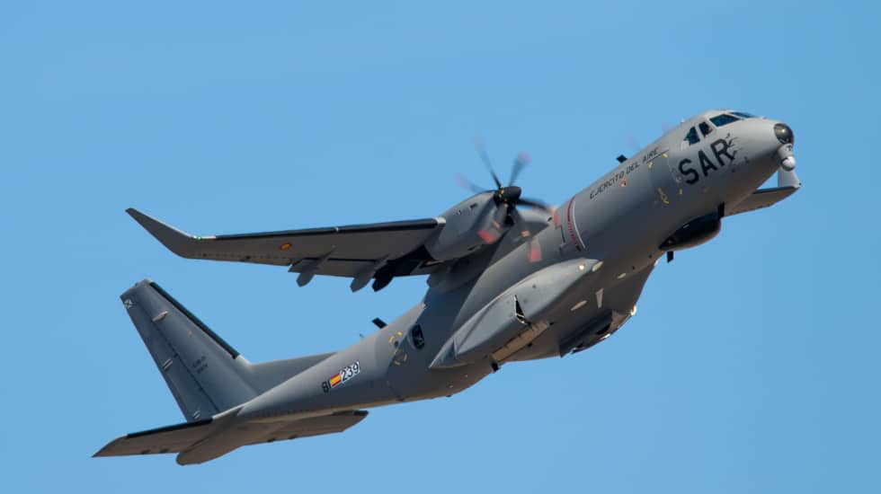 El Ejército del Aire recibe un avión C295 que podrá operar en Canarias contra el narcotráfico y la inmigración ilegal