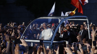Galería | Las mejores imágenes de las primeras horas del papa León XIV en Madrid
