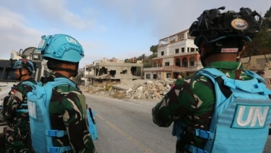 Un casco azul serbio muerto y dos españoles heridos en el sur del Líbano