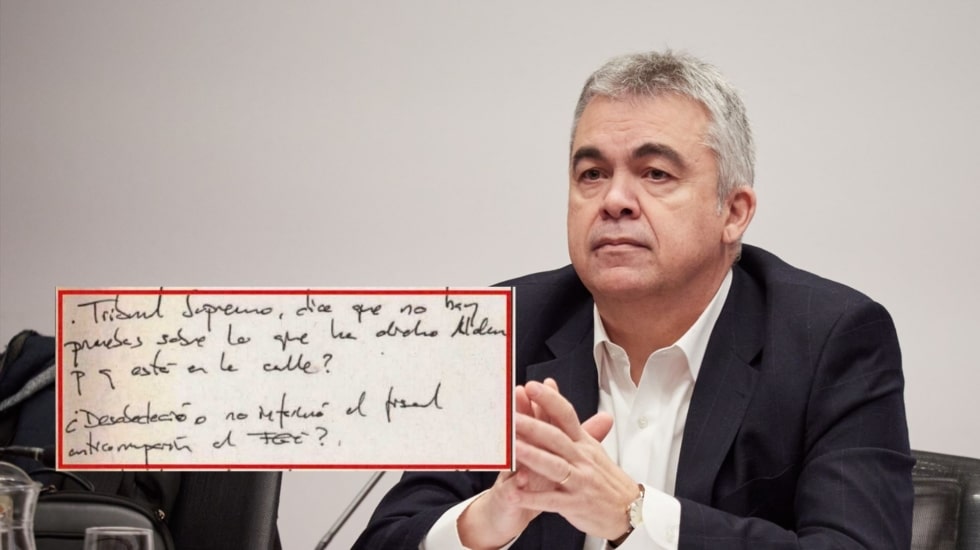 Las notas de Cerdán le vinculan con la ofensiva para apartar a Luzón tras la puesta en libertad de Aldama: "¿Desobedeció o no informó al FGE?"