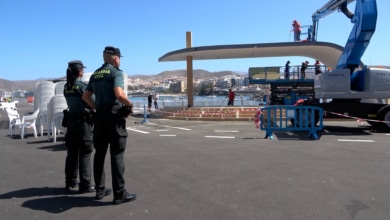 Así es el histórico despliegue policial en Canarias por la visita del Papa