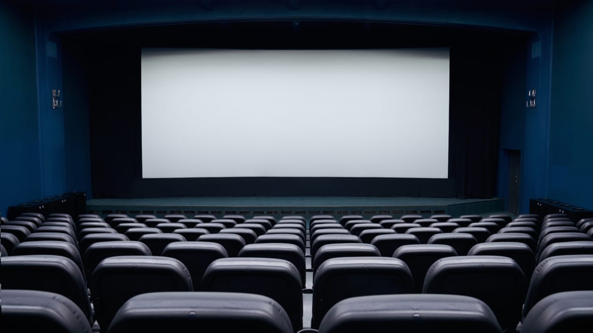 Sala de cine vacía