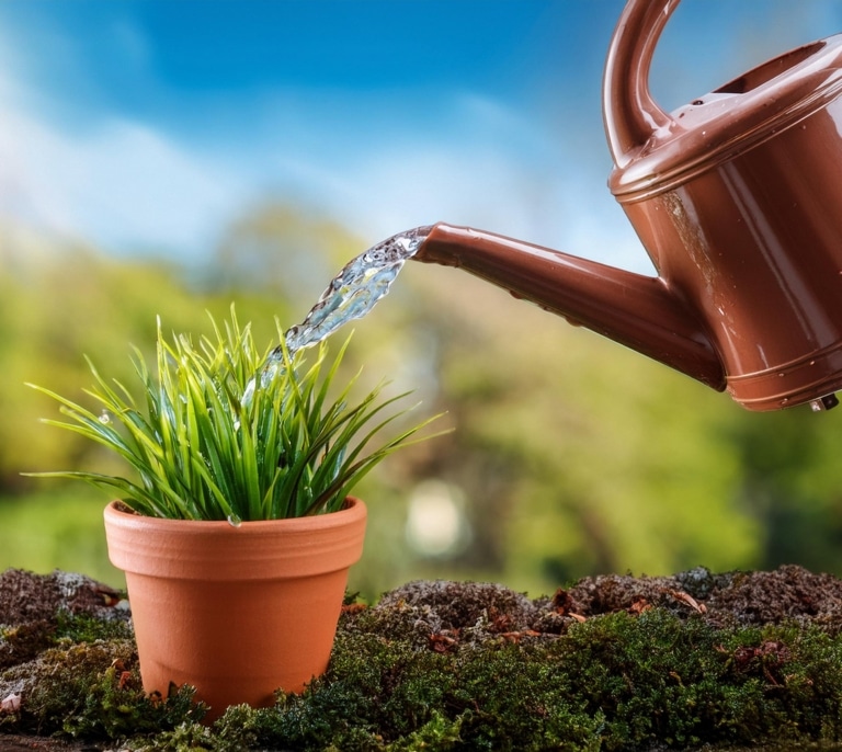 Ni al mediodía ni por la noche: este el mejor horario para regar las plantas en verano