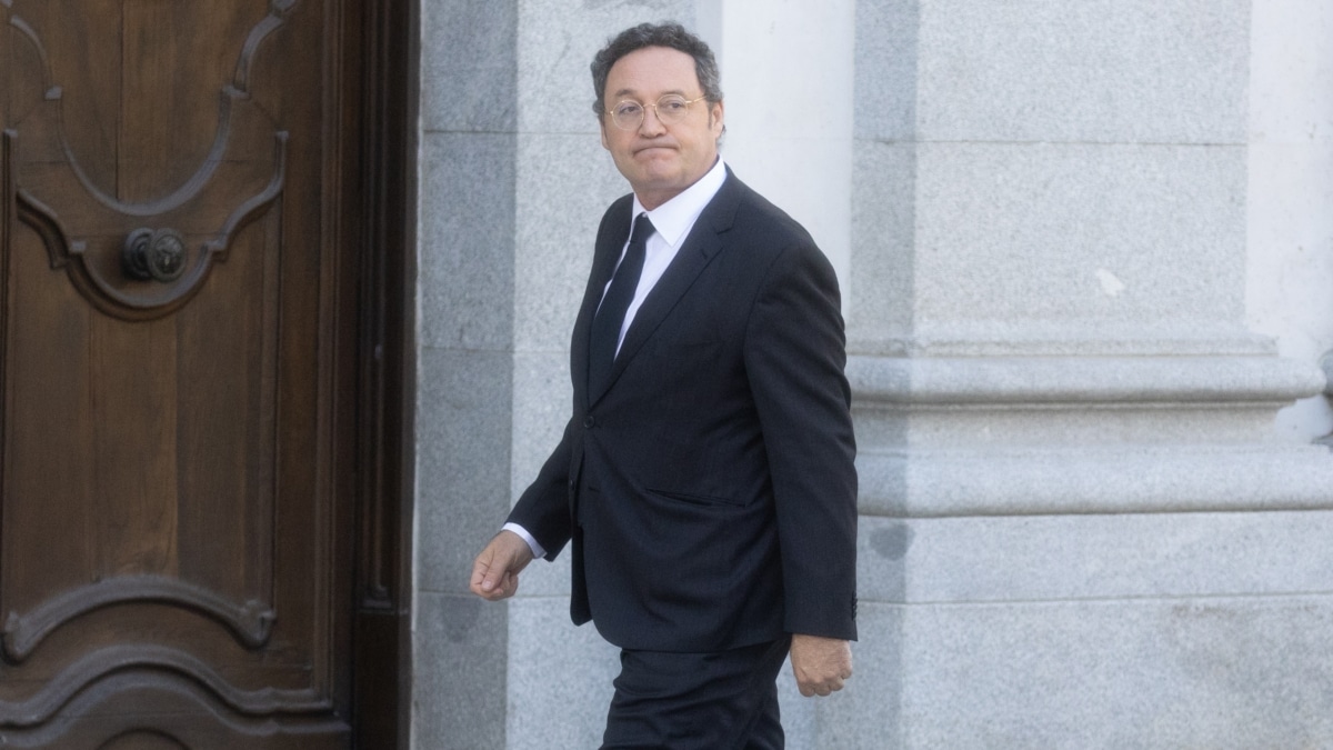 Álvaro García Ortiz, durante la primera jornada de su juicio.