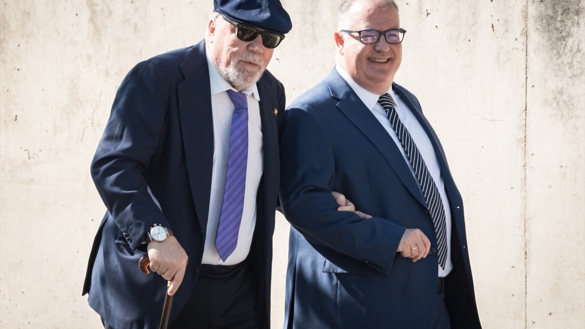 El excomisario José Manuel Villarejo, a su llegada a la Audiencia Nacional este lunes.