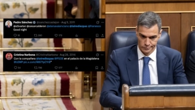 Sánchez, Narbona, Rubalcaba o el PSOE europeo: todos los contactos en Twitter con Leire Díez desde 2011