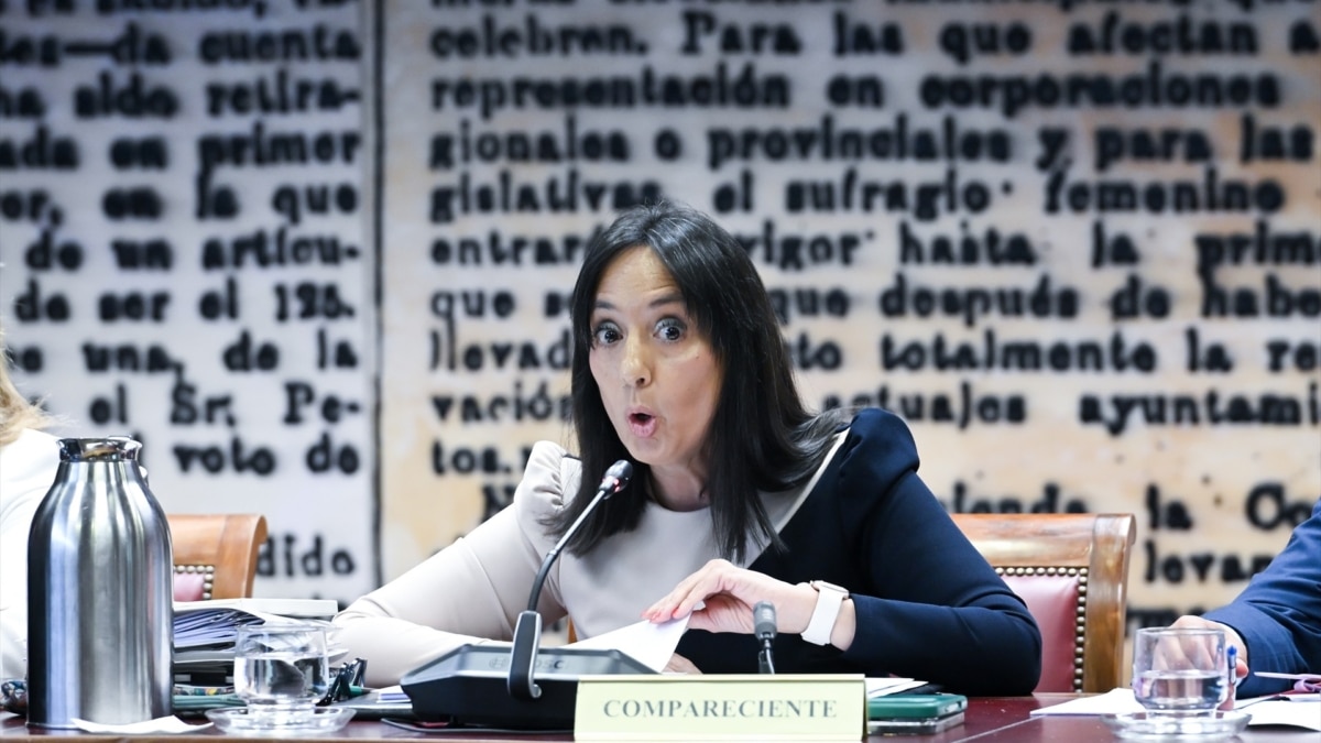 La directora general de la Guardia Civil, Mercedes González, en su comparecencia ante la Comisión de Interior, en el Senado
