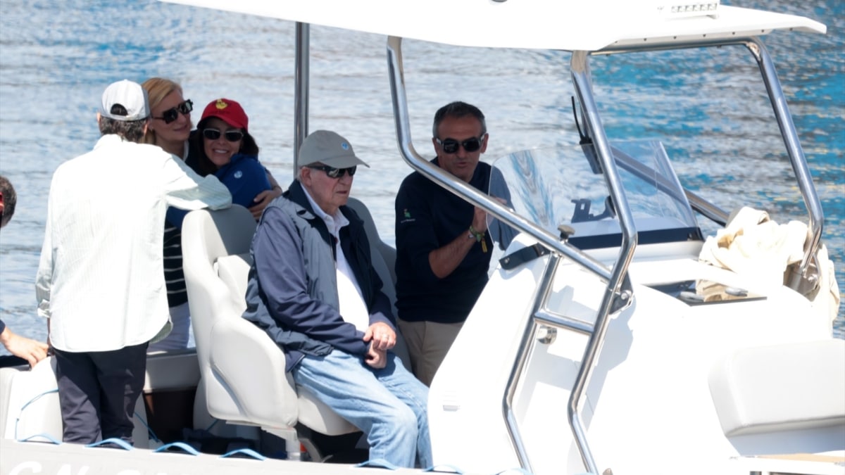 El rey Juan Carlos, en Saxenxo.