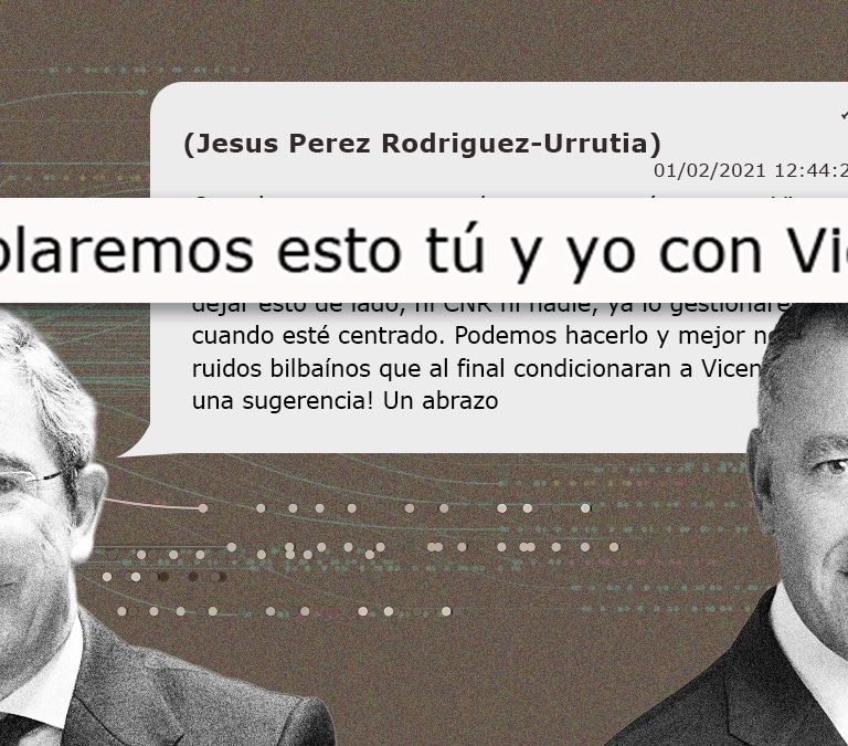 La directiva de Tubos Reunidos contaba con los socios de Leire para presionar a la SEPI: "Controlaremos esto tú y yo con Vicente"