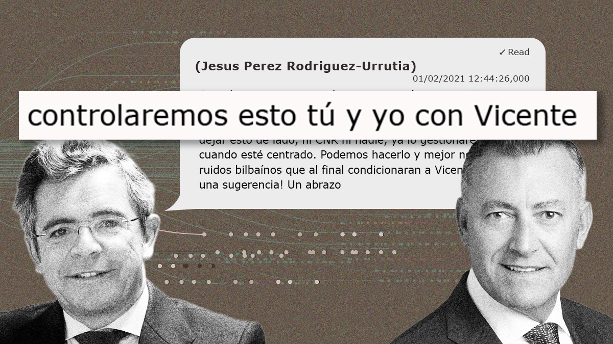 La directiva de Tubos Reunidos contaba con los socios de Leire para presionar a la SEPI: "Controlaremos esto tú y yo con Vicente"