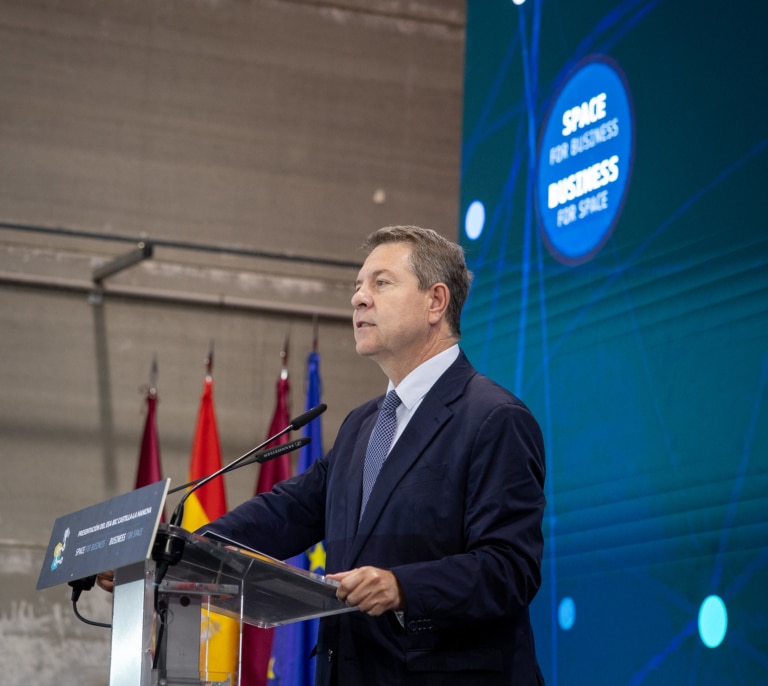 García-Page anuncia la tramitación del "proyecto Alcaraz espacial", un nuevo polo de innovación para Albacete