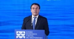 Juanfran Pérez Llorca reivindica en el Foro del Mediterráneo agua, financiación justa y acelerar el Corredor frente a la desigualdad