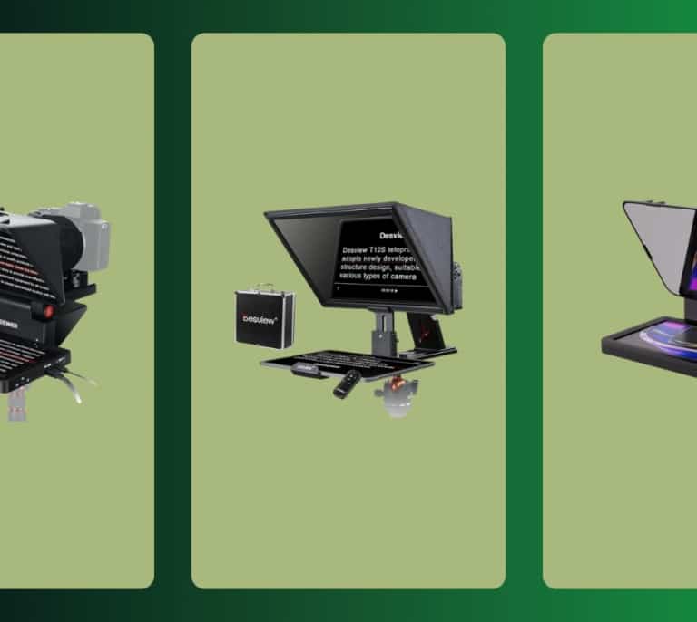 Los 10 mejores teleprompters con pantalla de 2026